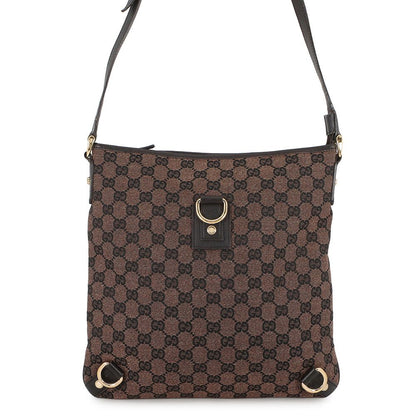 Gucci Shoulder Bag GG Canvas Leather