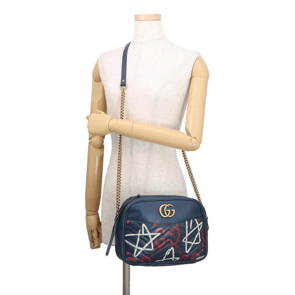 Gucci Shoulder Bag GG Marmont Ghost Quilted — view 4