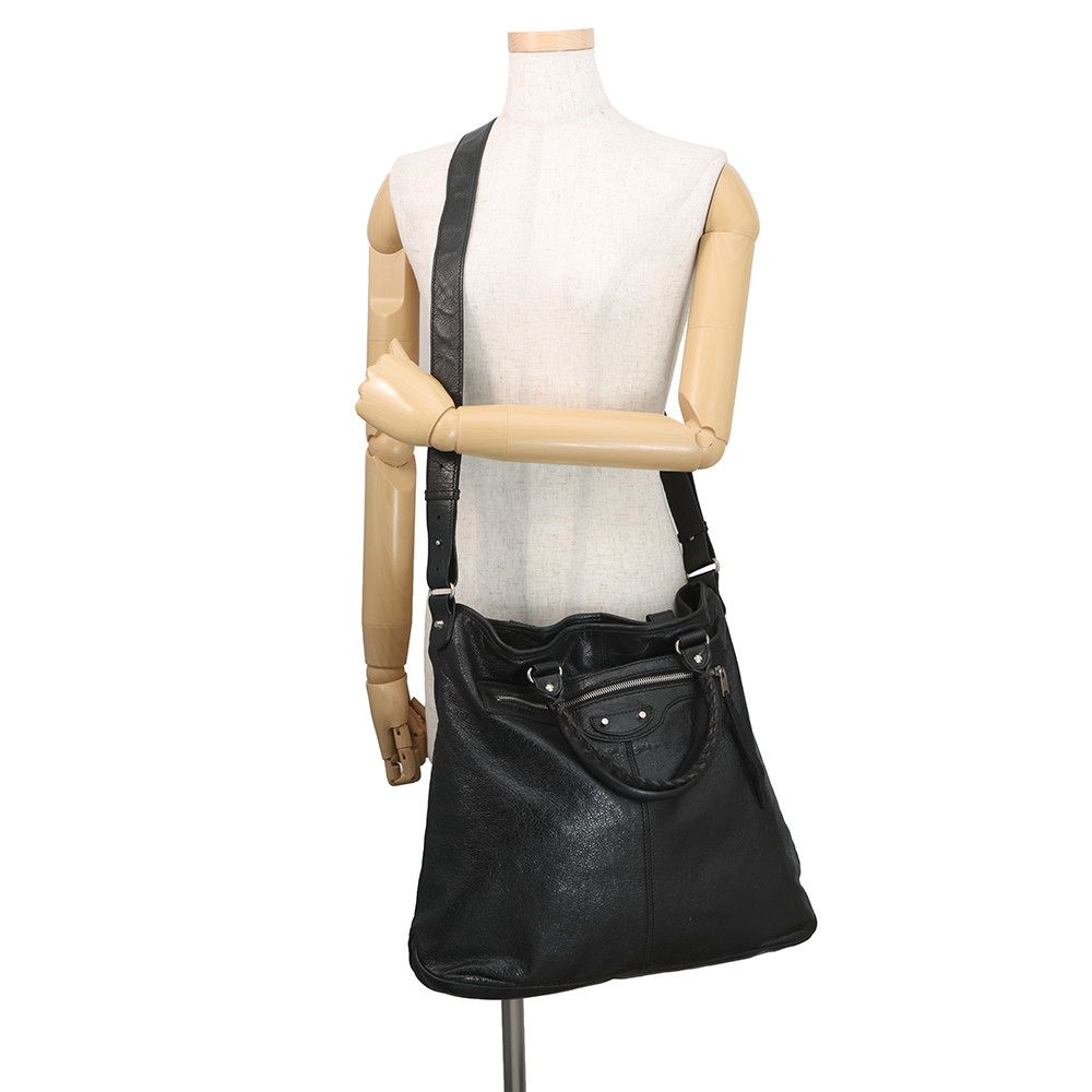 Balenciaga Tote Smart 2-Way Shoulder Bag Black — view 4