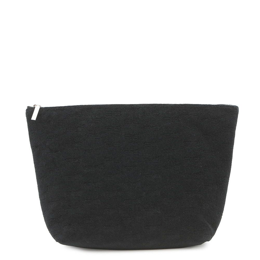Balenciaga Clutch BB Monogram Pile Pouch Black