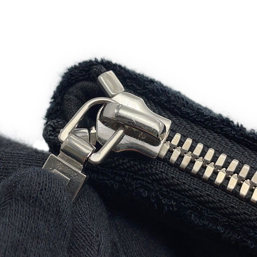 Balenciaga Clutch BB Monogram Pile Pouch Black — view 6