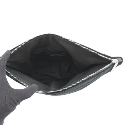 Balenciaga Clutch BB Monogram Pile Pouch Black — view 5