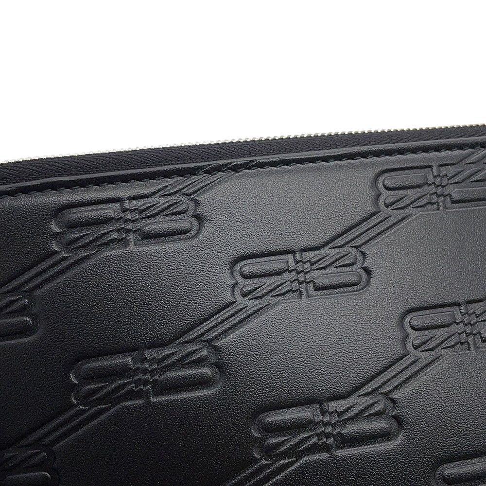 Balenciaga Clutch BB Monogram Pouch Black — view 6