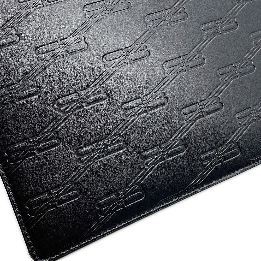 Balenciaga Clutch BB Monogram Pouch Black — view 8
