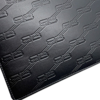 Balenciaga Clutch BB Monogram Pouch Black — view 8