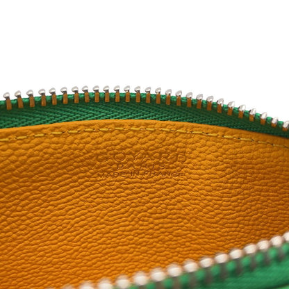 Goyard Card Case Bourbon with Zip Leather Wallet — view 5