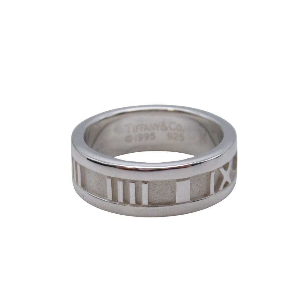 Tiffany & Co Vintage Atlas Sling Ring Silver