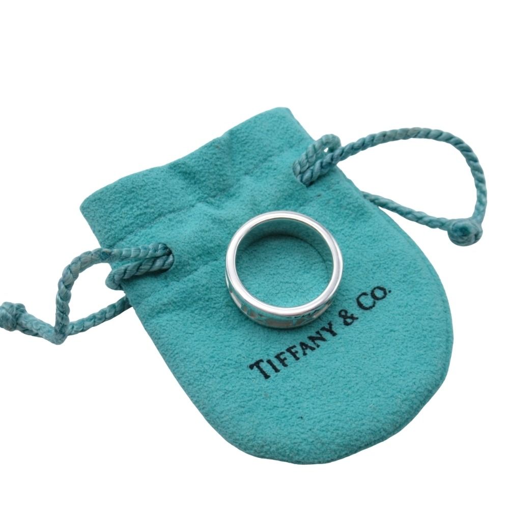 Tiffany & Co Vintage Atlas Sling Ring Silver — view 7