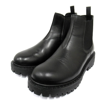 Prada Leather Chelsea Boots Shoes Side Gore 5.5 Black — view 3
