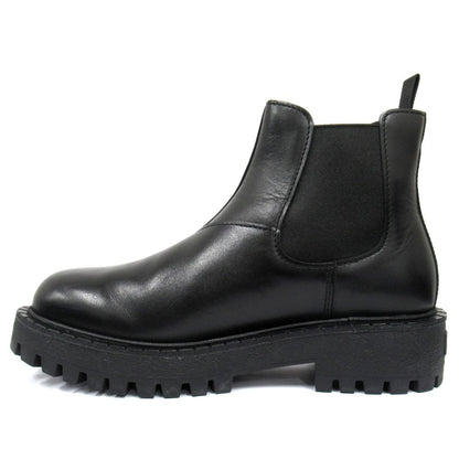 Prada Leather Chelsea Boots Shoes Side Gore 5.5 Black — view 2