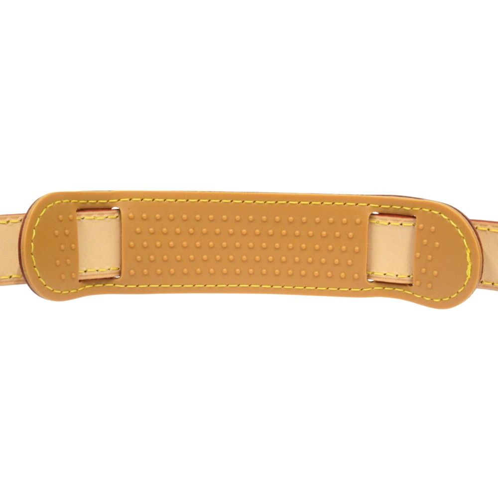 Louis Vuitton Shoulder Strap Leather Gold Beige — view 6