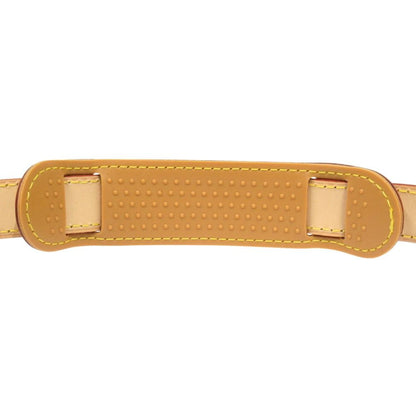 Louis Vuitton Shoulder Strap Leather Gold Beige — view 6