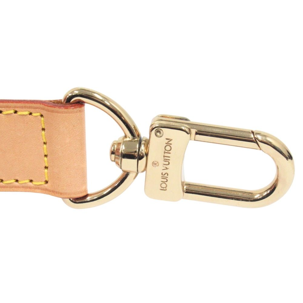 Louis Vuitton Shoulder Strap Leather Gold Beige — view 2