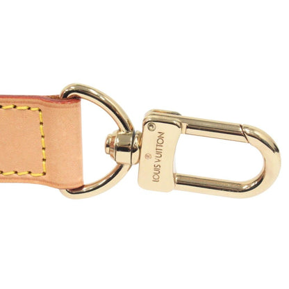 Louis Vuitton Shoulder Strap Leather Gold Beige — view 2