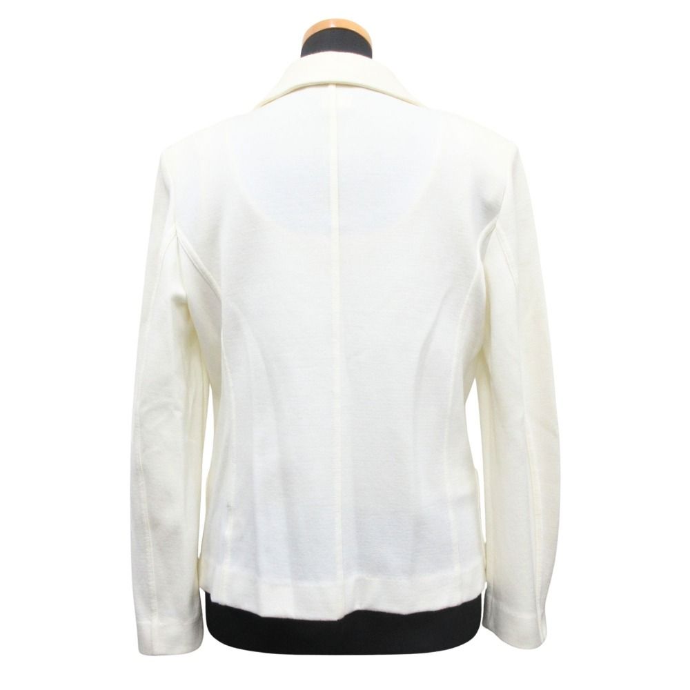 Loewe Ensemble Jacket Blue Leather Tank Top Vintage M White — view 3