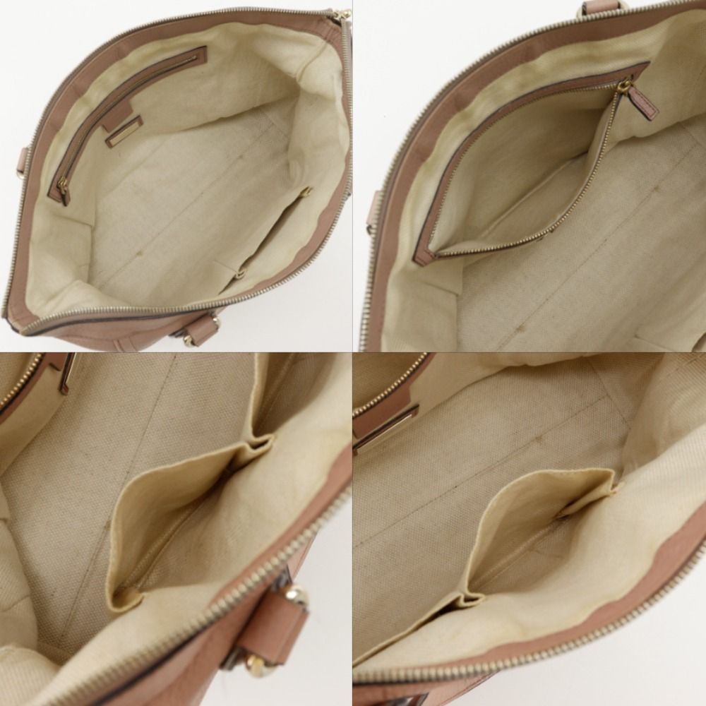 Gucci Soho GG Tassel Calf Pink Tote — view 6