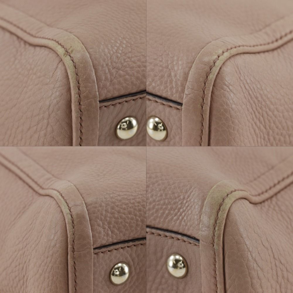 Gucci Soho GG Tassel Calf Pink Tote — view 4