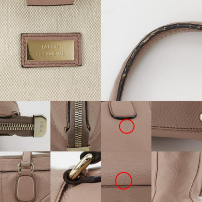 Gucci Soho GG Tassel Calf Pink Tote — view 9