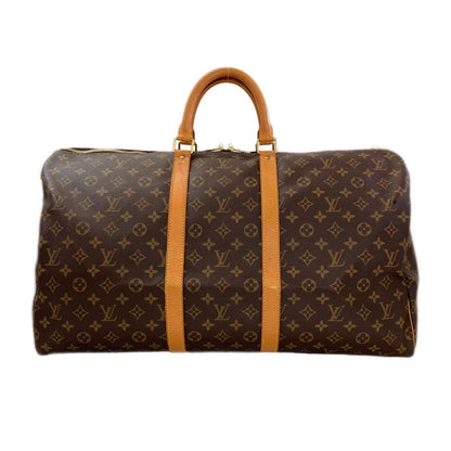 Louis Vuitton Keepall 55 Boston Bag Monogram Canvas