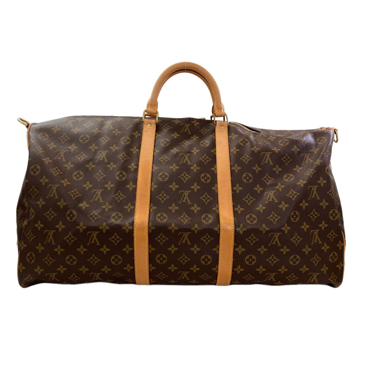 Louis Vuitton Keepall 60 Bandouliere Boston Bag Monogram Canvas — view 2