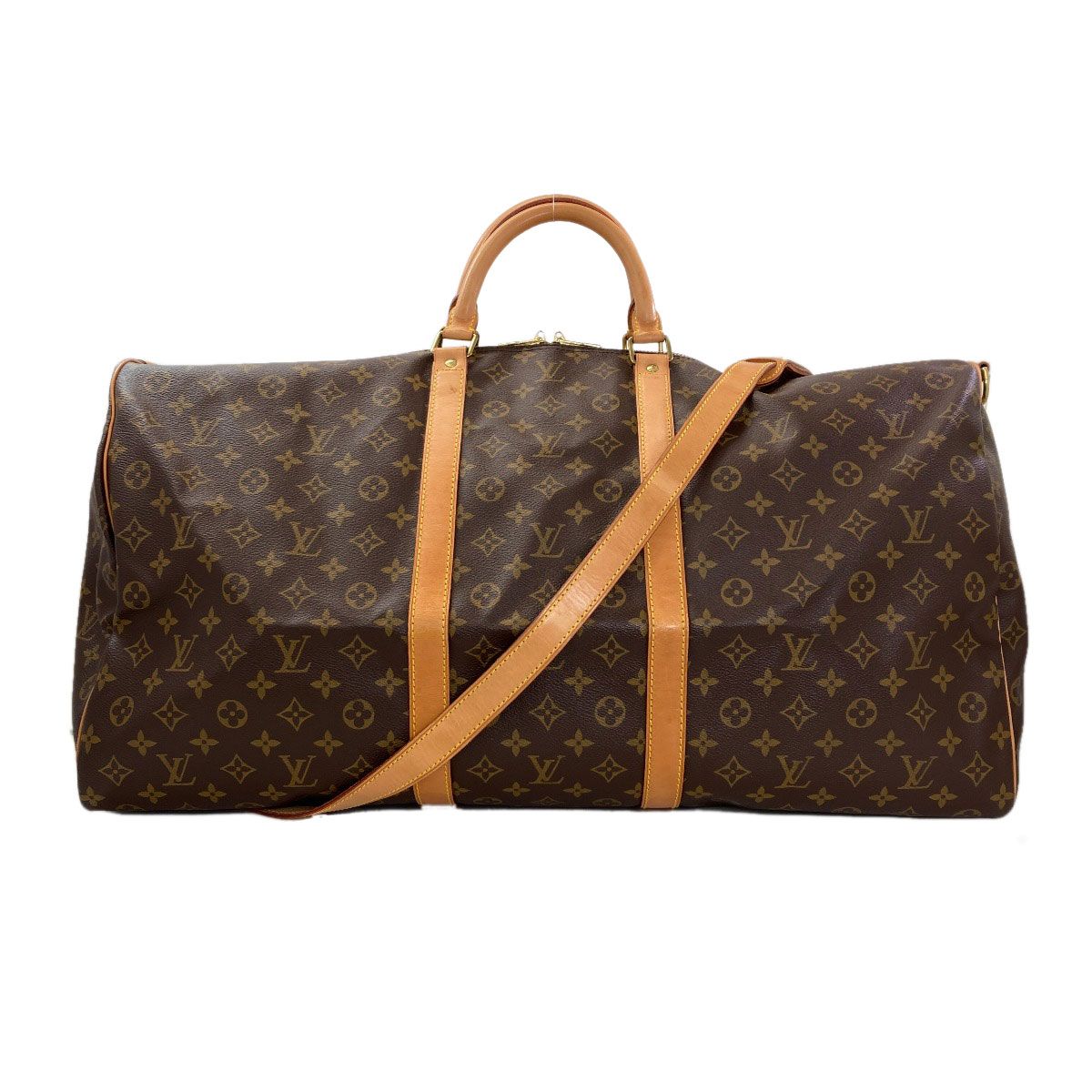 Louis Vuitton Keepall 60 Bandouliere Boston Bag Monogram Canvas