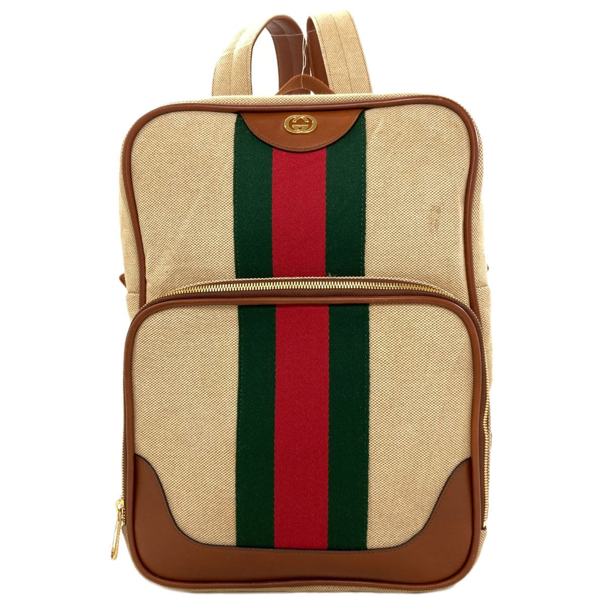 Gucci Sherry Line Backpack Canvas