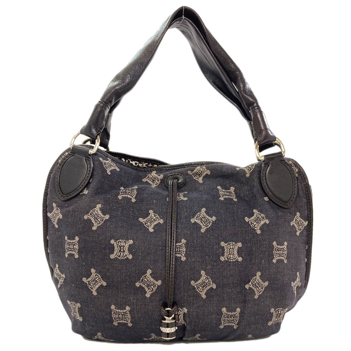 Celine Macadam Handbag Denim