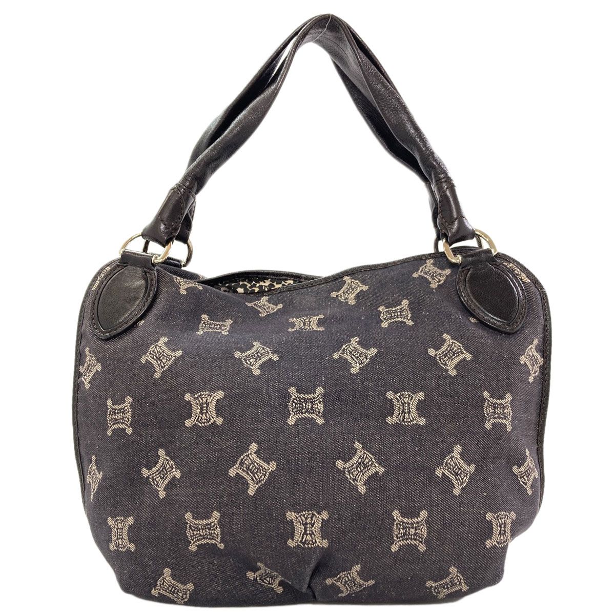 Celine Macadam Handbag Denim — view 2