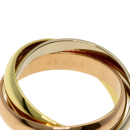Cartier Trinity 49 Ring 18k Yellow Gold 18k White Pink — view 4