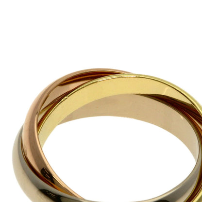 Cartier Trinity 52 Ring 18k Yellow Gold 18k White Pink — view 7