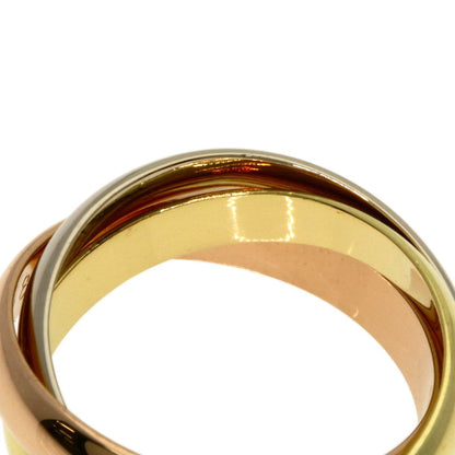 Cartier Trinity 52 Ring 18k Yellow Gold 18k White Pink — view 6