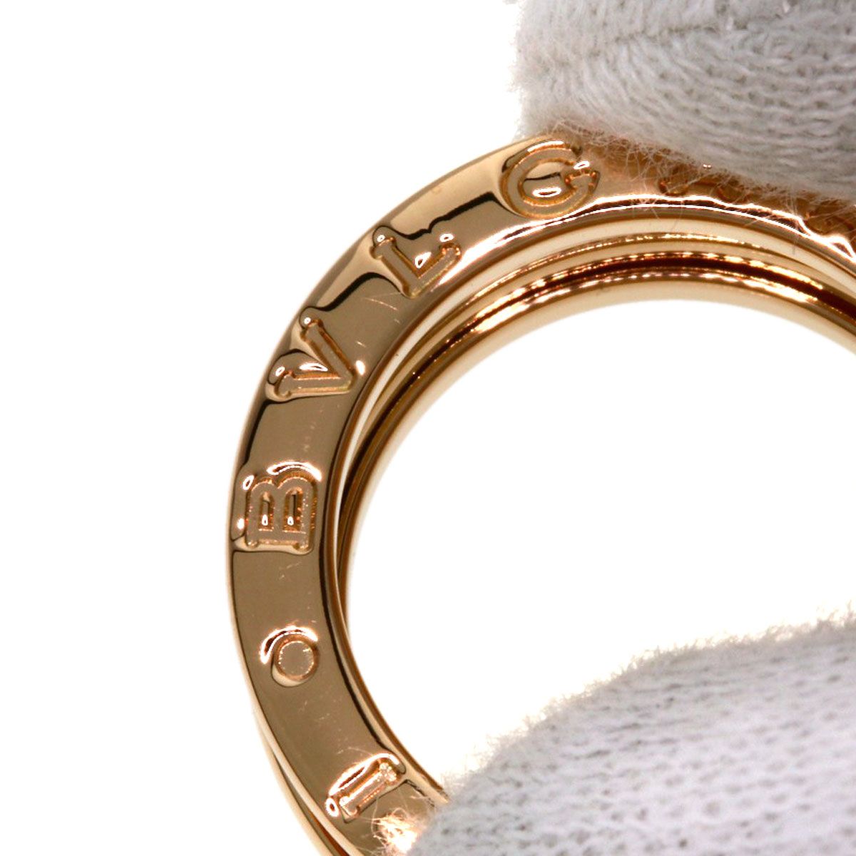 Bvlgari B-zero One Band 47 Ring 18k Pink Gold — view 6