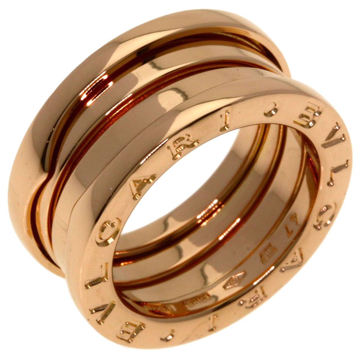Bvlgari B-zero One Band 47 Ring 18k Pink Gold — view 2