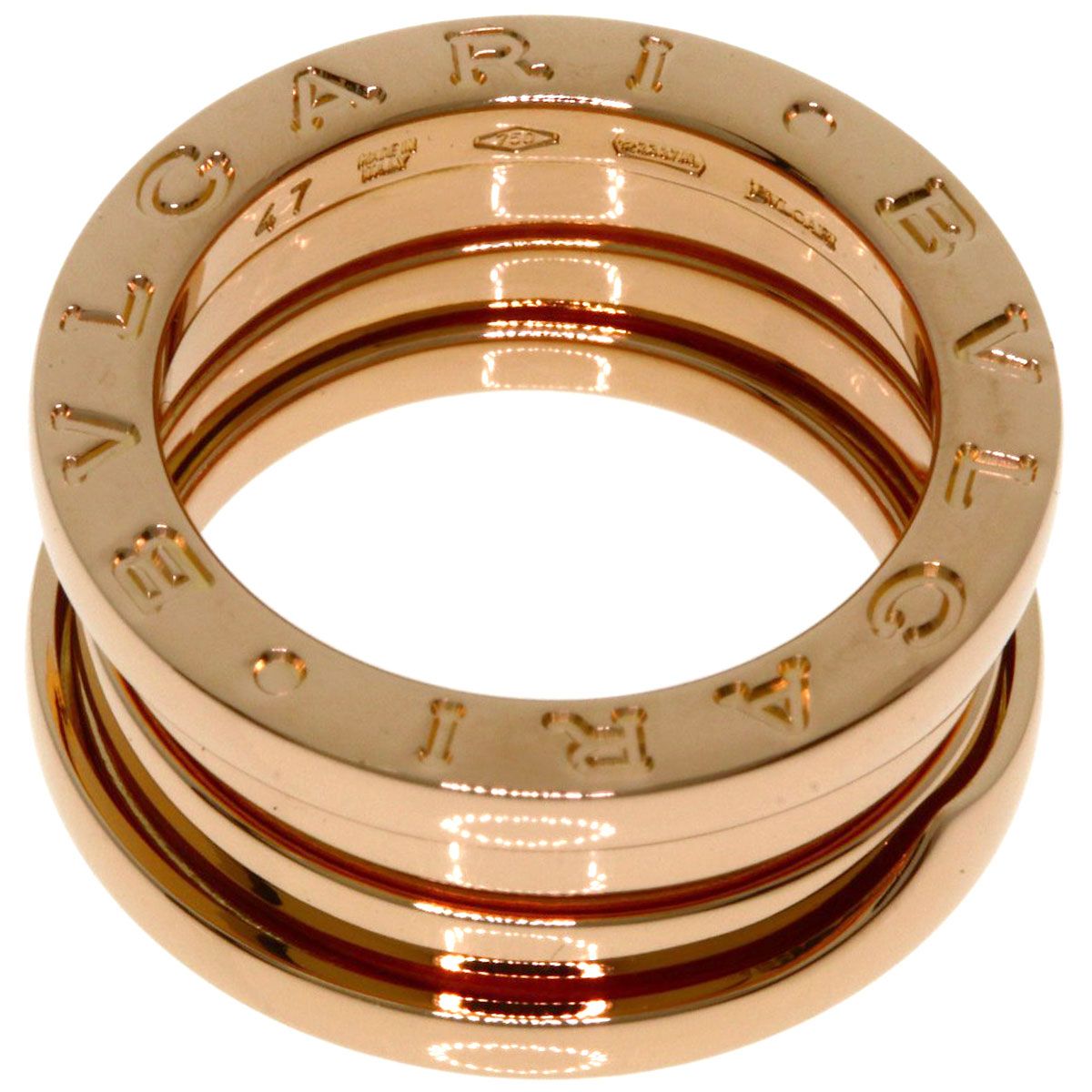 Bvlgari B-zero One Band 47 Ring 18k Pink Gold — view 4