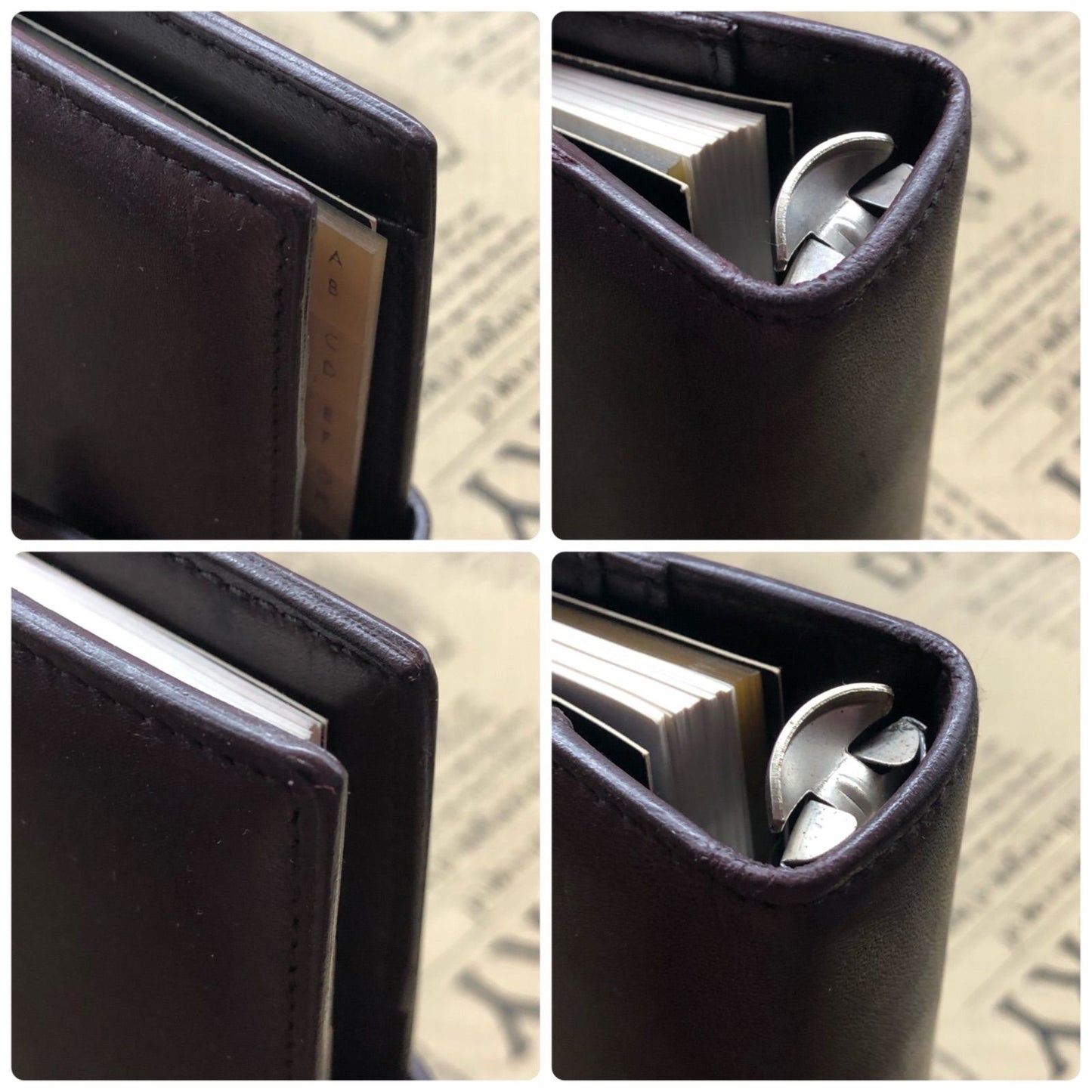 Gucci Notebook Agenda 6 Leather Brown Note Cover Schedule Business — view 4