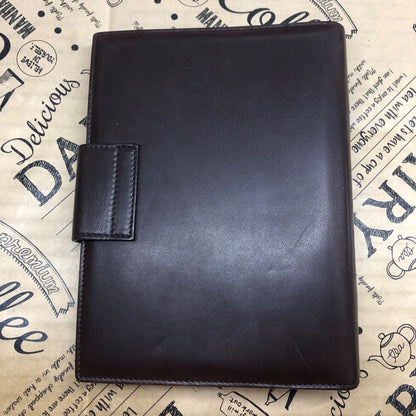 Gucci Notebook Agenda 6 Leather Brown Note Cover Schedule Business — view 3
