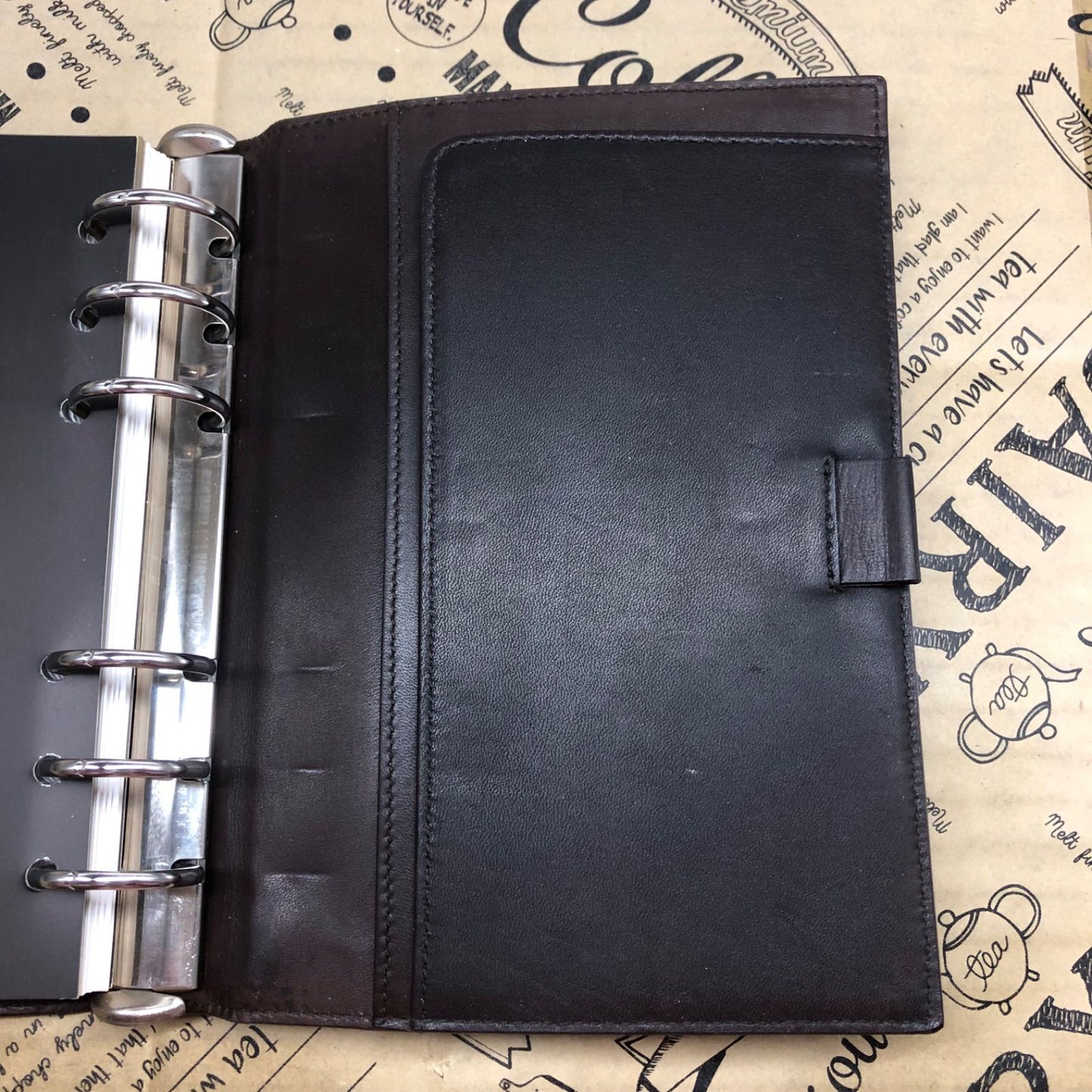 Gucci Notebook Agenda 6 Leather Brown Note Cover Schedule Business — view 9