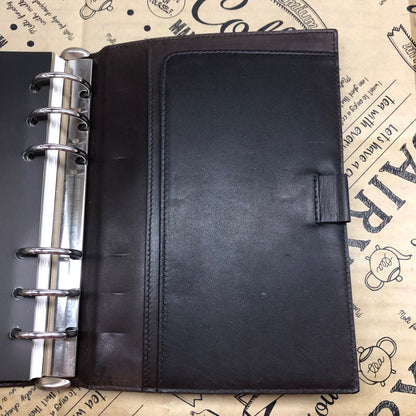 Gucci Notebook Agenda 6 Leather Brown Note Cover Schedule Business — view 9