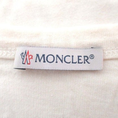 Moncler Message Print Long Sleeve T-Shirt Long T S Ivory — view 7