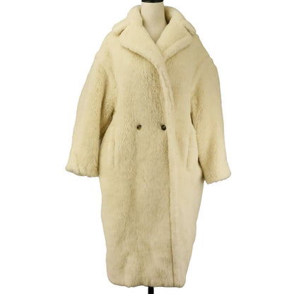 Max Mara Tedgirl Teddy Bear Coat XS White