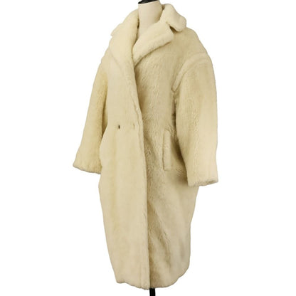 Max Mara Tedgirl Teddy Bear Coat XS White — view 2