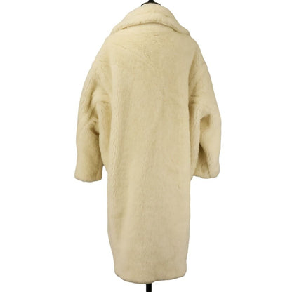 Max Mara Tedgirl Teddy Bear Coat XS White — view 4