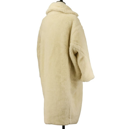 Max Mara Tedgirl Teddy Bear Coat XS White — view 5