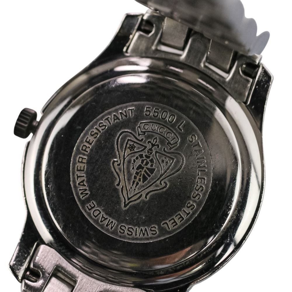 Gucci Battery Replaced Quartz Watch Silver Sunray Dial SS — view 2