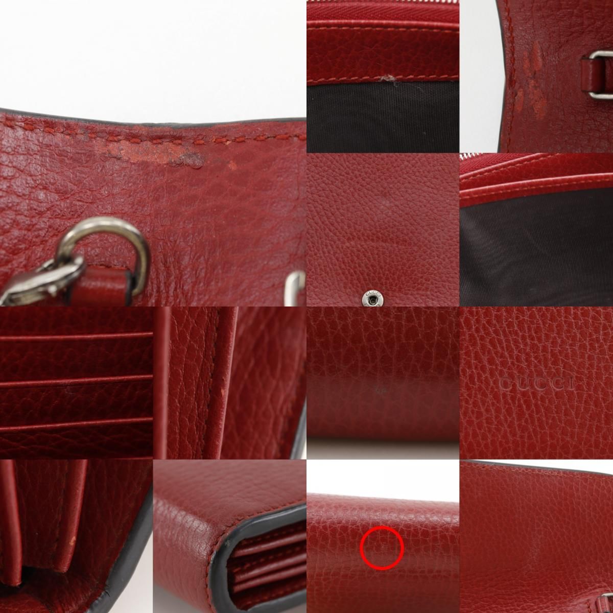 Gucci Dionysus Shoulder Calf Red Chain Wallet — view 9