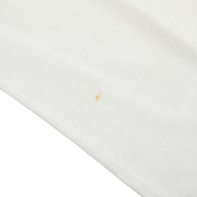 Gucci Logo Embroidery T-Shirt S White Multicolor Cotton — view 4