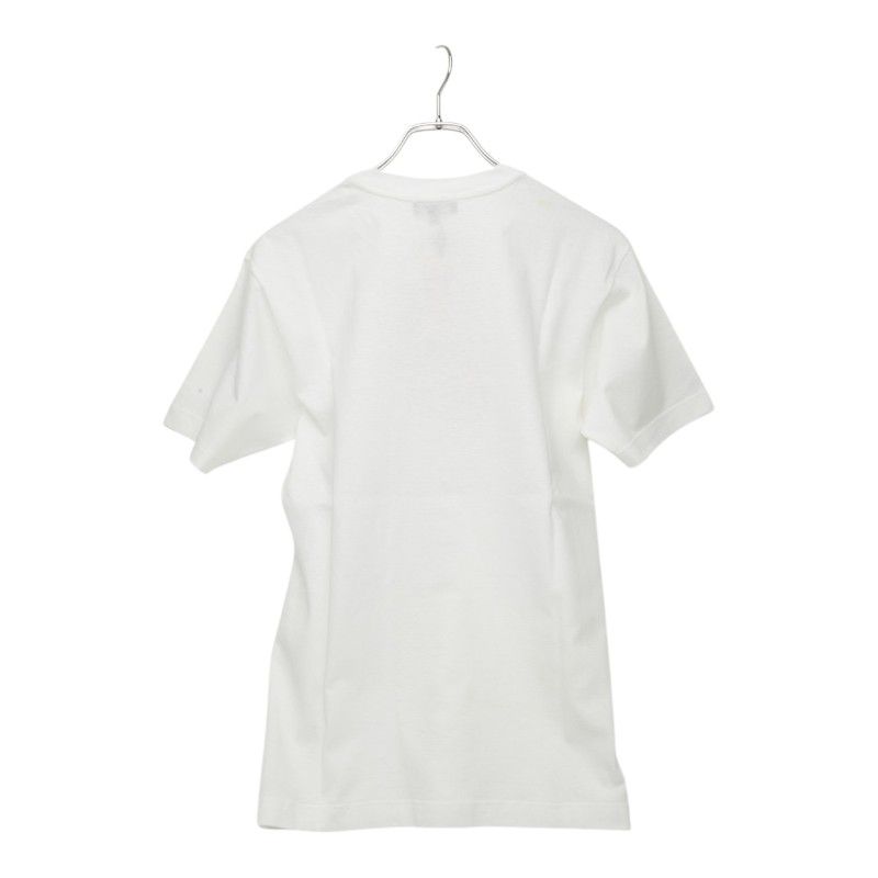 Gucci Logo Embroidery T-Shirt S White Multicolor Cotton — view 2