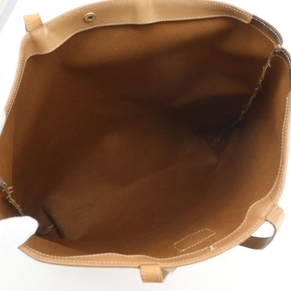 Celine Vintage Macadam Pattern Brown Tote — view 7