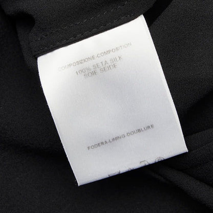 Gucci Pullover Dress 42 Black Silk — view 7