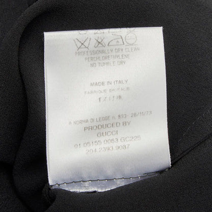 Gucci Pullover Dress 42 Black Silk — view 8